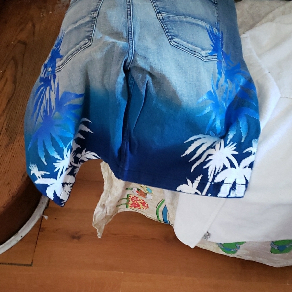 Blue Gradient Men's Jeans - Picture 3 of 6